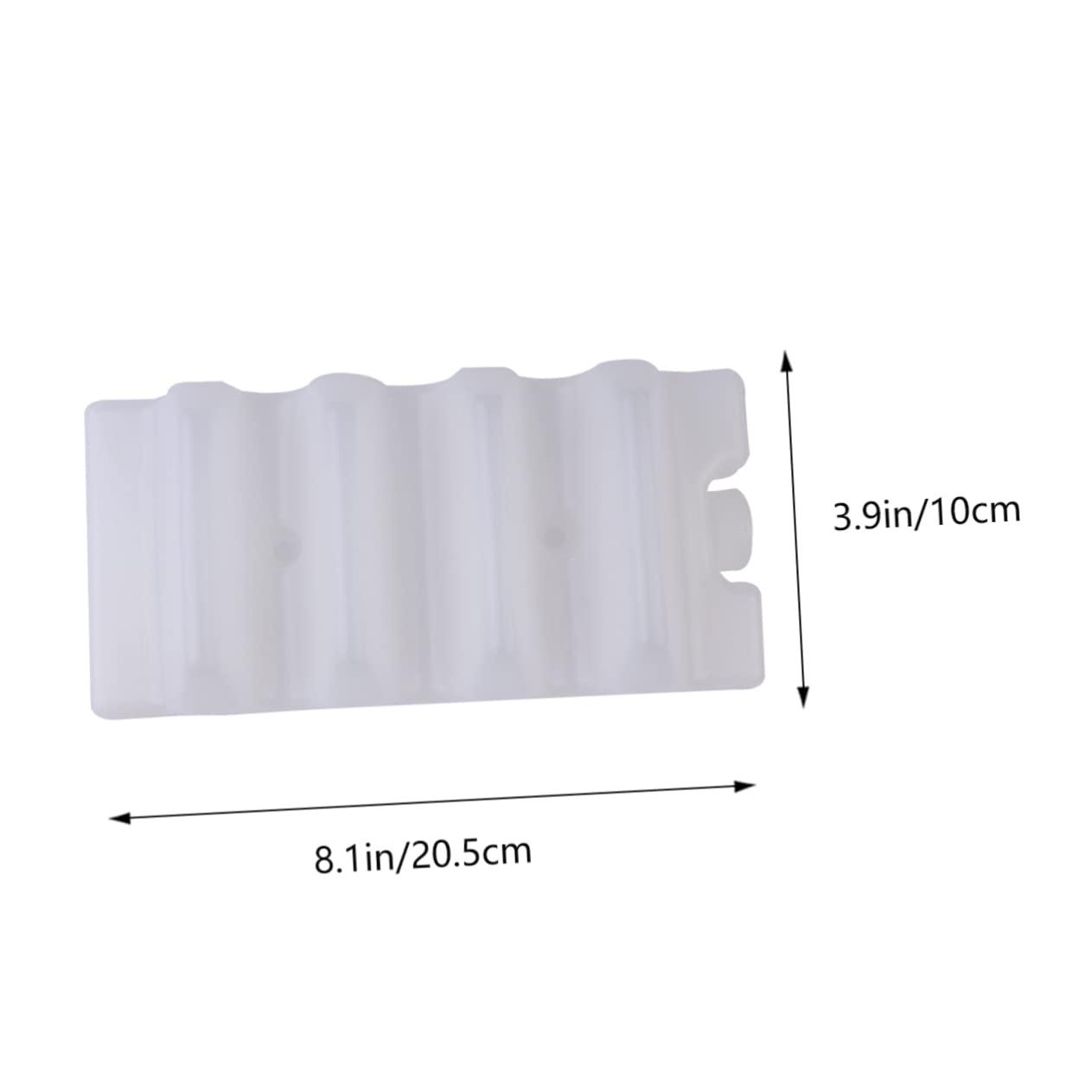 Alasum Alasum 3pcs Breast Milk Ice Box Freezer Blocks Ice Bag for Breast Milk Ice Block Breatfeeding Accessories Breastmilk Chiller Containers for Food Beer Cooler Hdpe Storage White Bottle