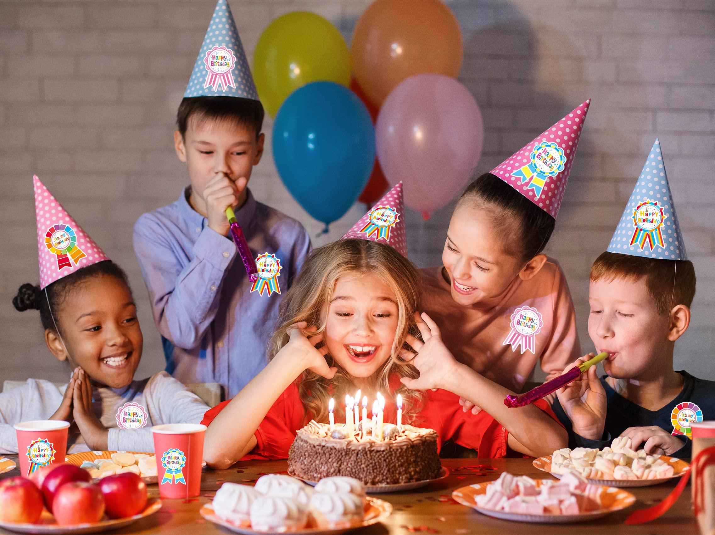 MISS FANTASY Happy Birthday Stickers Its My Birthday Stickers for Teachers Students Kids Classroom Birthday Party Supplies 220 pcs