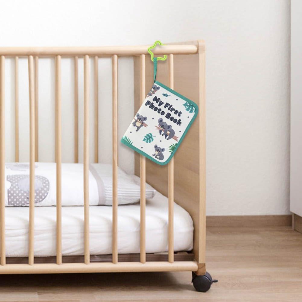 ZUYYON ZUYYON Baby Photo Album Baby Memory Book, Soft Cloth Photo Book First Year Memory Album Shower Gift for Newborn Toddler & Kids, Holds 4x6 Inch Photos (Koala)