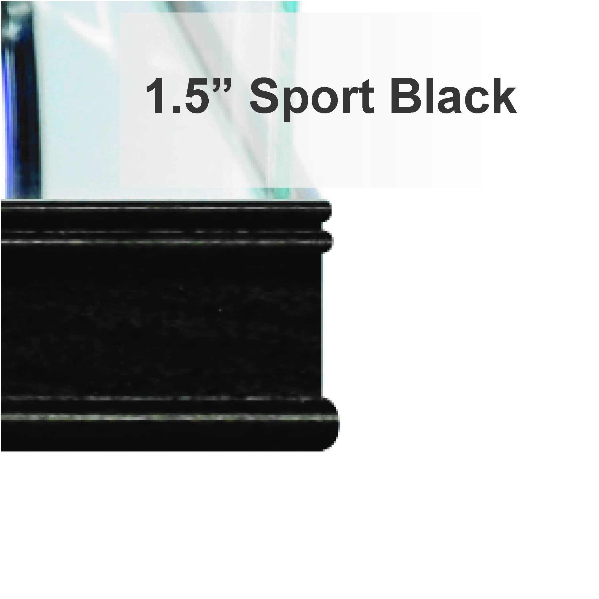 Perfect Cases Triple Mini Helmet Display Case with Engraving and Conservation Glass (99% UV)