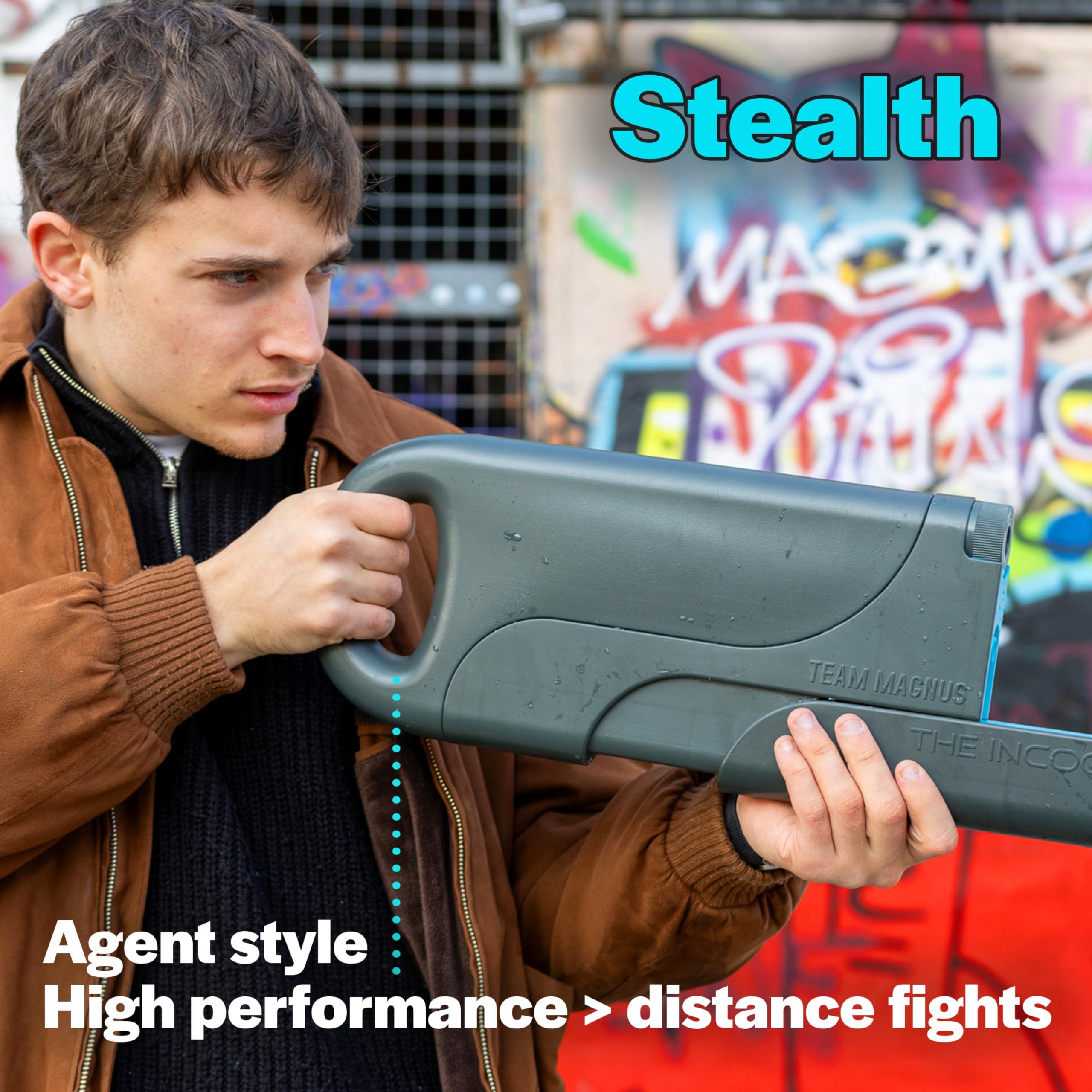 TEAM MAGNUS Team Magnus Incog Water Guns 1200CC - Powerful and Stealthy (1-Pack Red)