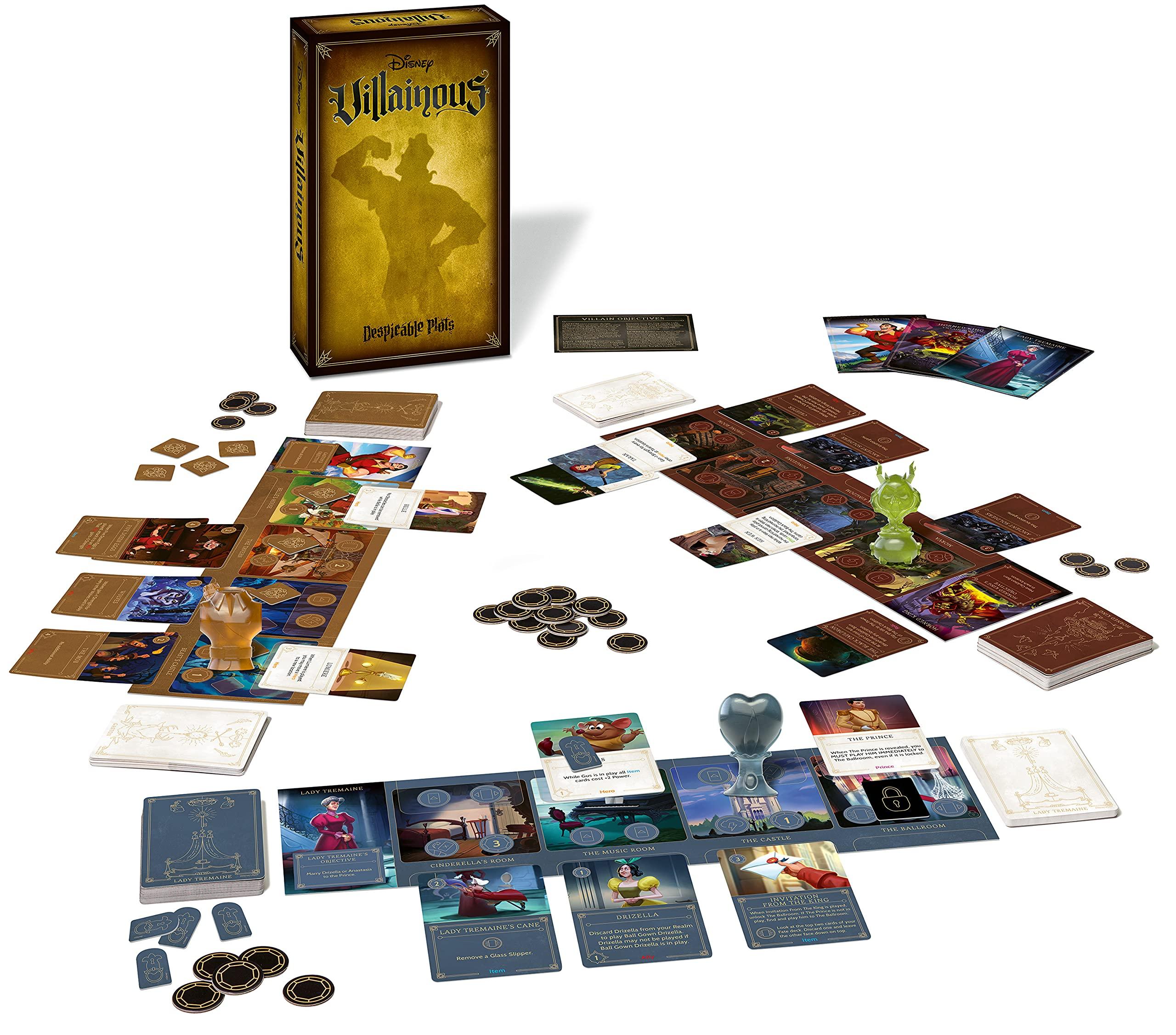 Ravensburger Ravensburger Disney Villainous: Despicable Plots Strategy Board Game, 2-5 players, for Ages 10 and Up The Newest Standalone Game in The Award-Winning Line