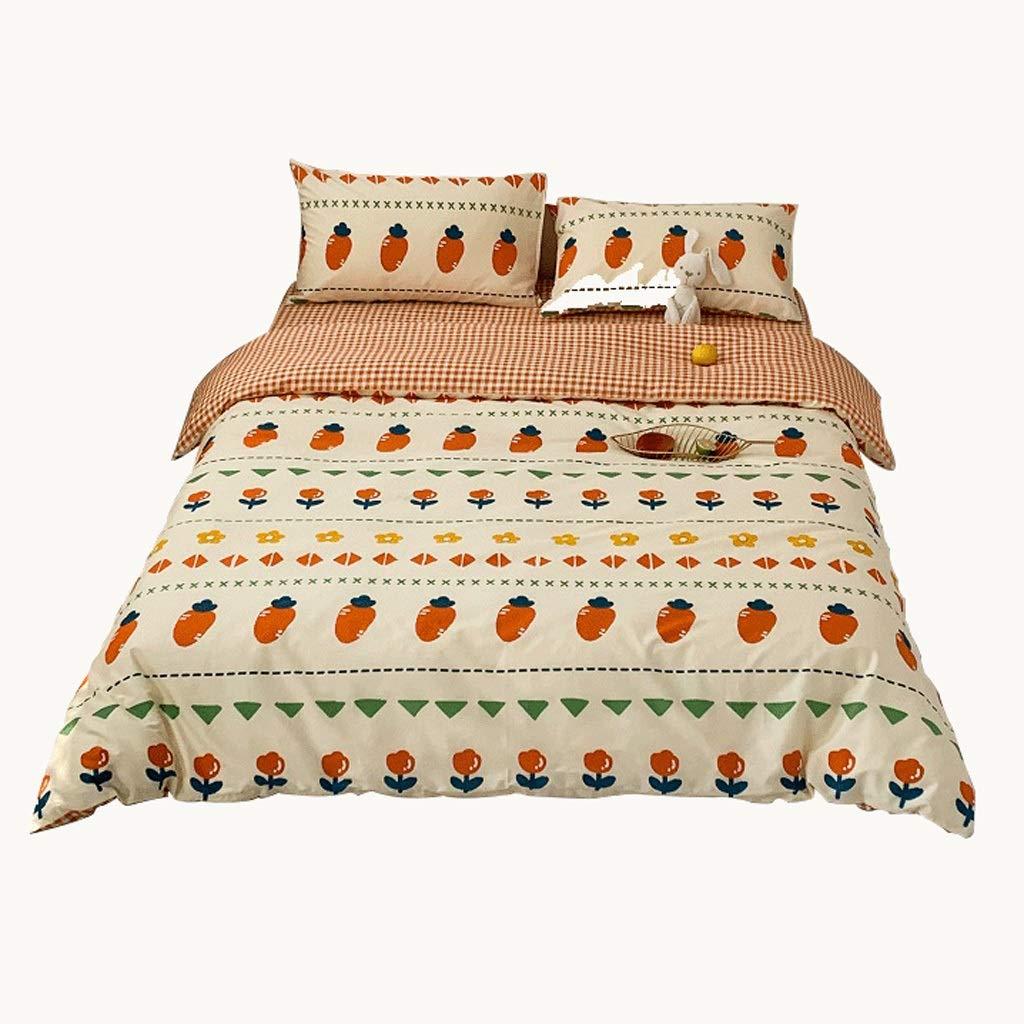ghghnrtgefrgnhnxdf Four-Piece Single Dormitory Bed Sheet Quilt Cover Small Fresh Bedding Three-Piece Set Bedding (Size : 2.0m)