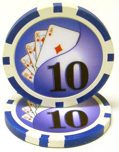Poker Supplies 50 Yin Yang 13.5gm Clay Poker Chips - Choose!