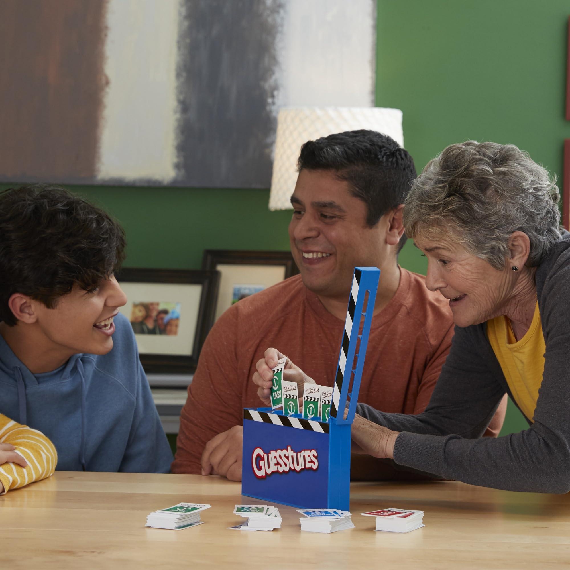 Hasbro Gaming Hasbro Gaming Guesstures Game, Charades Game for 4 or More Players, Family Party Game for Ages 8 and Up