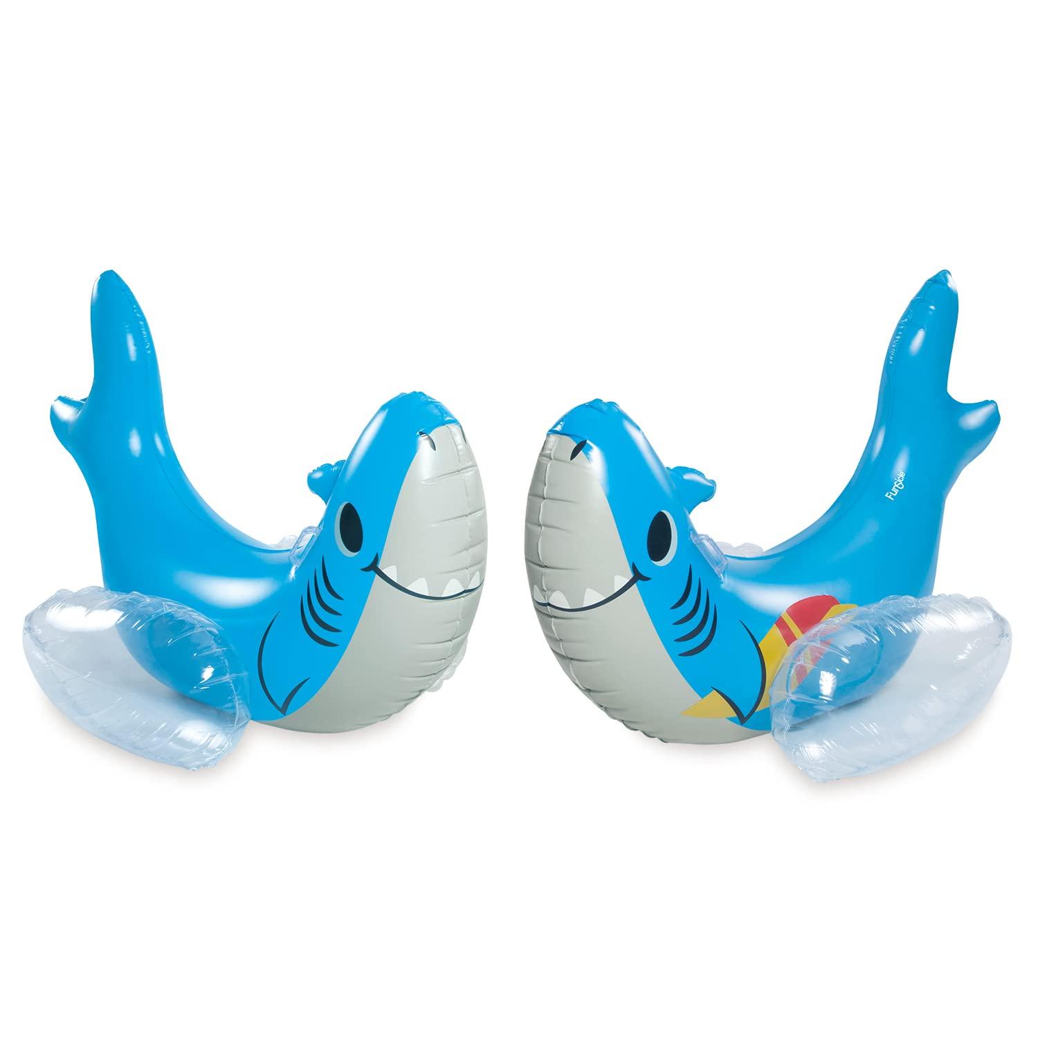Funsicle Funsicle Surfin Shark Pool Play Inflatable Ride-Ons, Kids & Adults