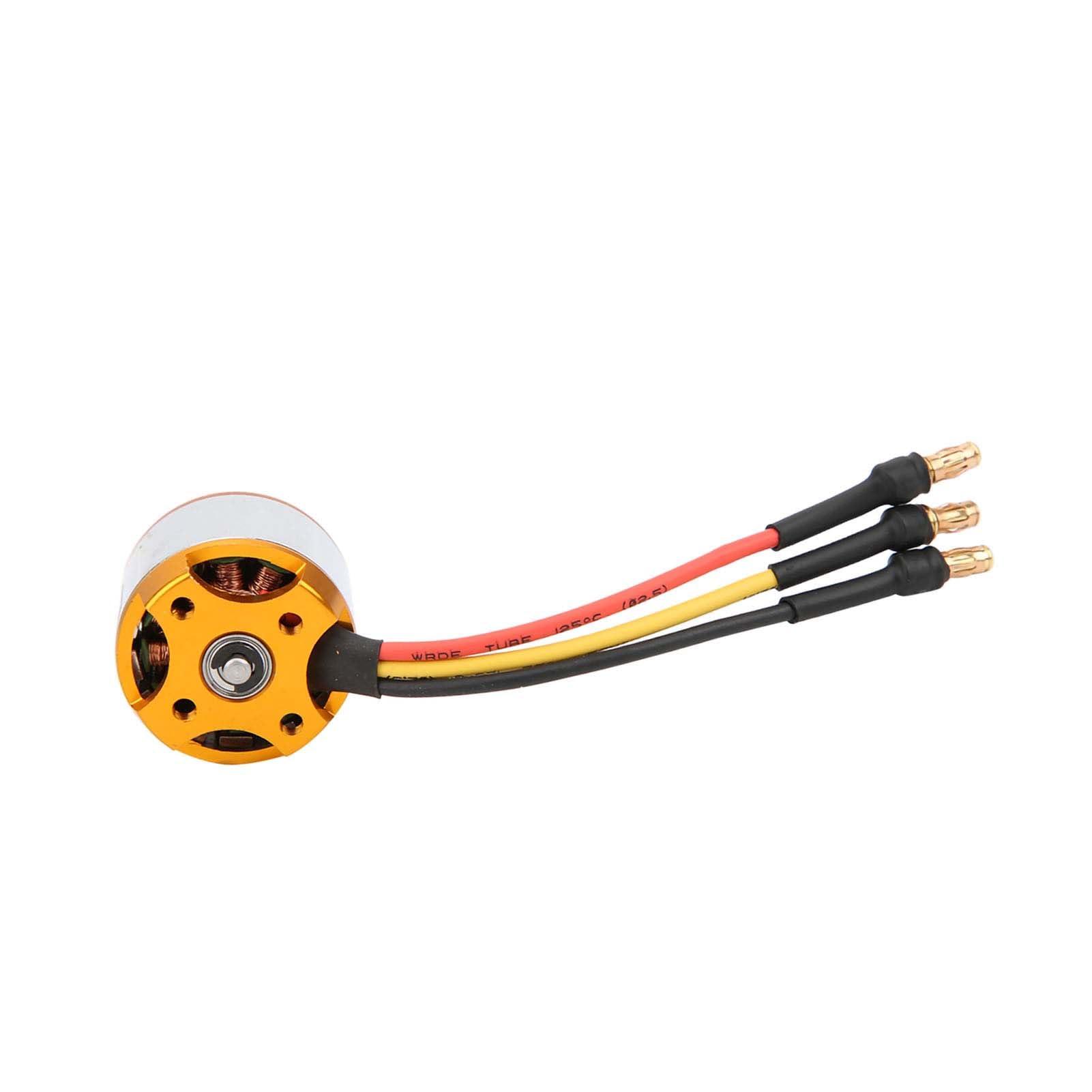 plplaaoo Brushless Outrunner Motor,Professional A2212 Outrunner Brushless Motor,High Power RC Brushless Motor Controller with Accessory Bag for RC Quadcopter (1400KV)