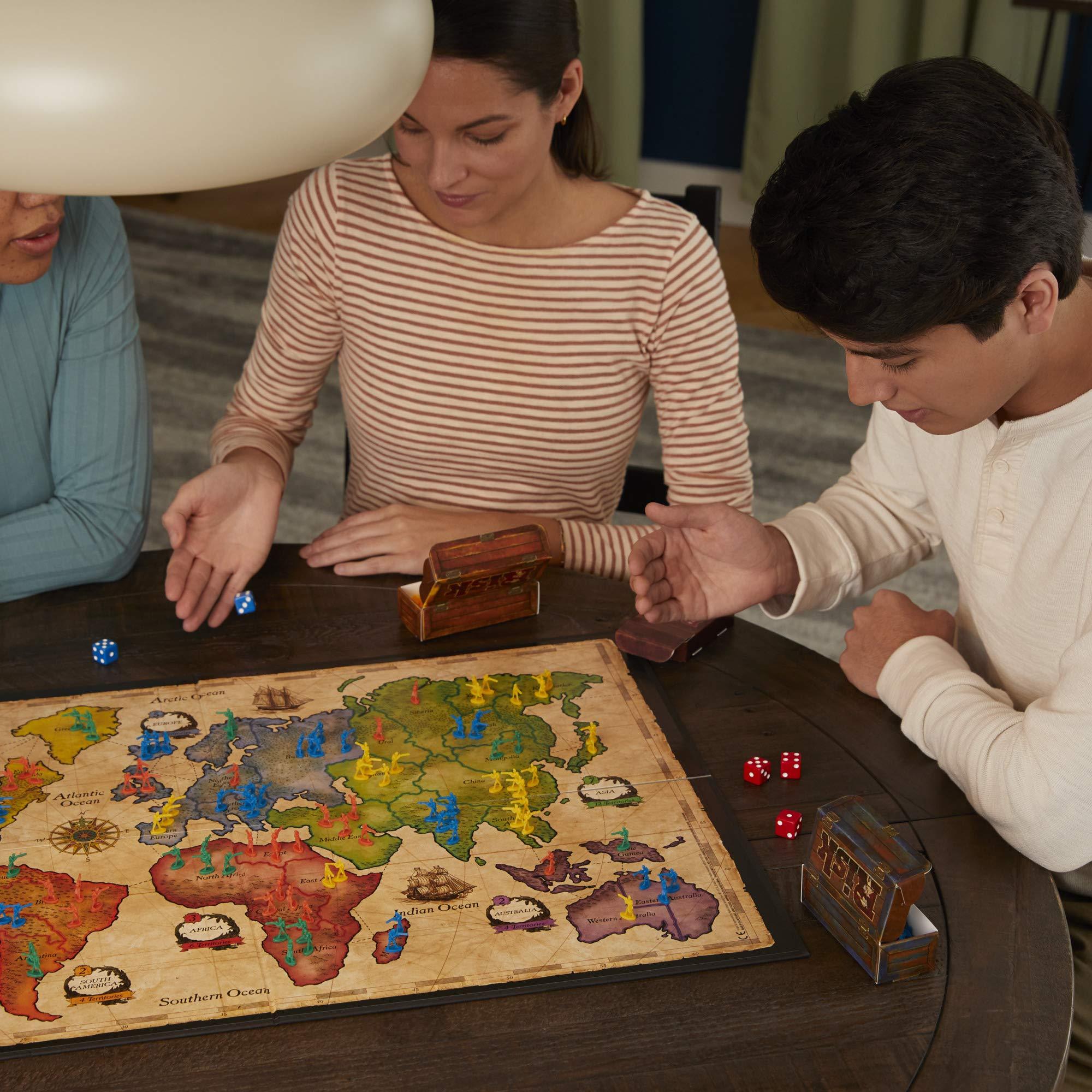 Hasbro Gaming Risk Board Game, Strategy Games for 2-5 Players, Strategy Board Games for Teens, Adults, and Family, War Games, Ages 10 and Up