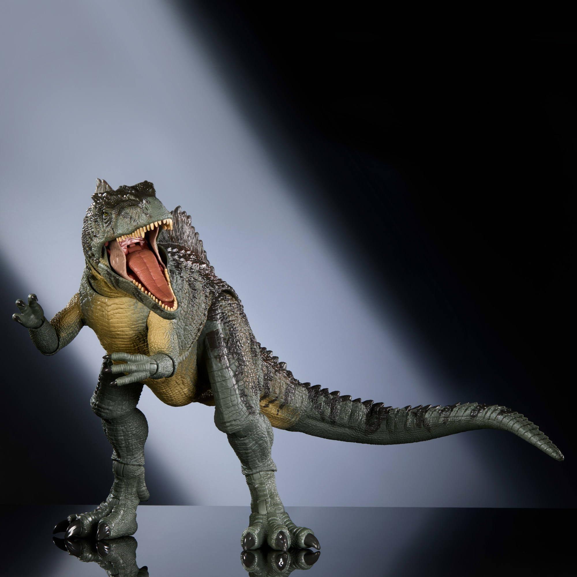 Mattel Mattel Jurassic World Dominion Hammond Collection Dinosaur Action Figure, Giganotosaurus Dino Toy with 21 Articulations, Glass Eyes, Wired Tail & Posable Tongue