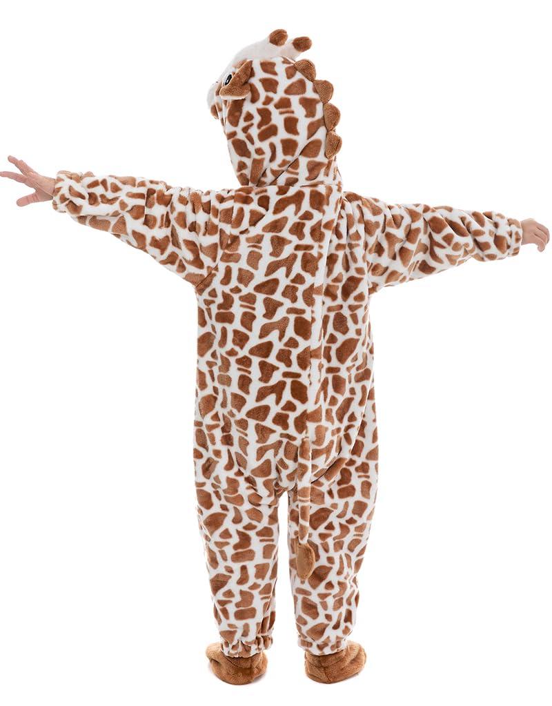 HSCTEK HSCTEK Newborn Giraffe Costume, Baby Giraffe Cosplay Infant Boys Girls, Toddler Halloween Onesie Suit Kids 3-6 Months
