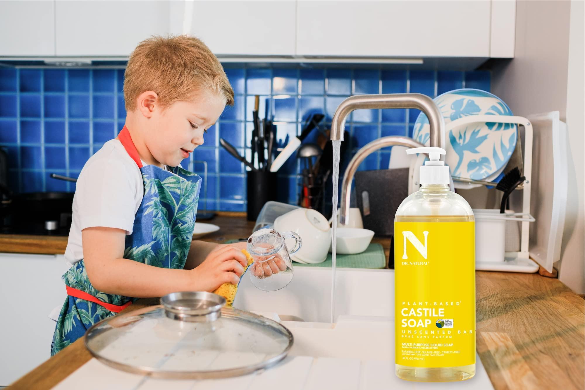 Dr. Natural Dr. Natural Pure Castile Liquid Soap 2-pack (Unscented, 64oz)