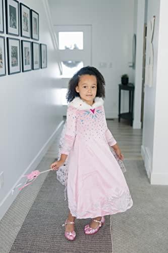 Chloe Emily & Co Chloe Emily & Co Elsa Dress for Girls – Frozen Princess Costume Kids Cosplay Costumes (Pink With Accessories, Age 4)