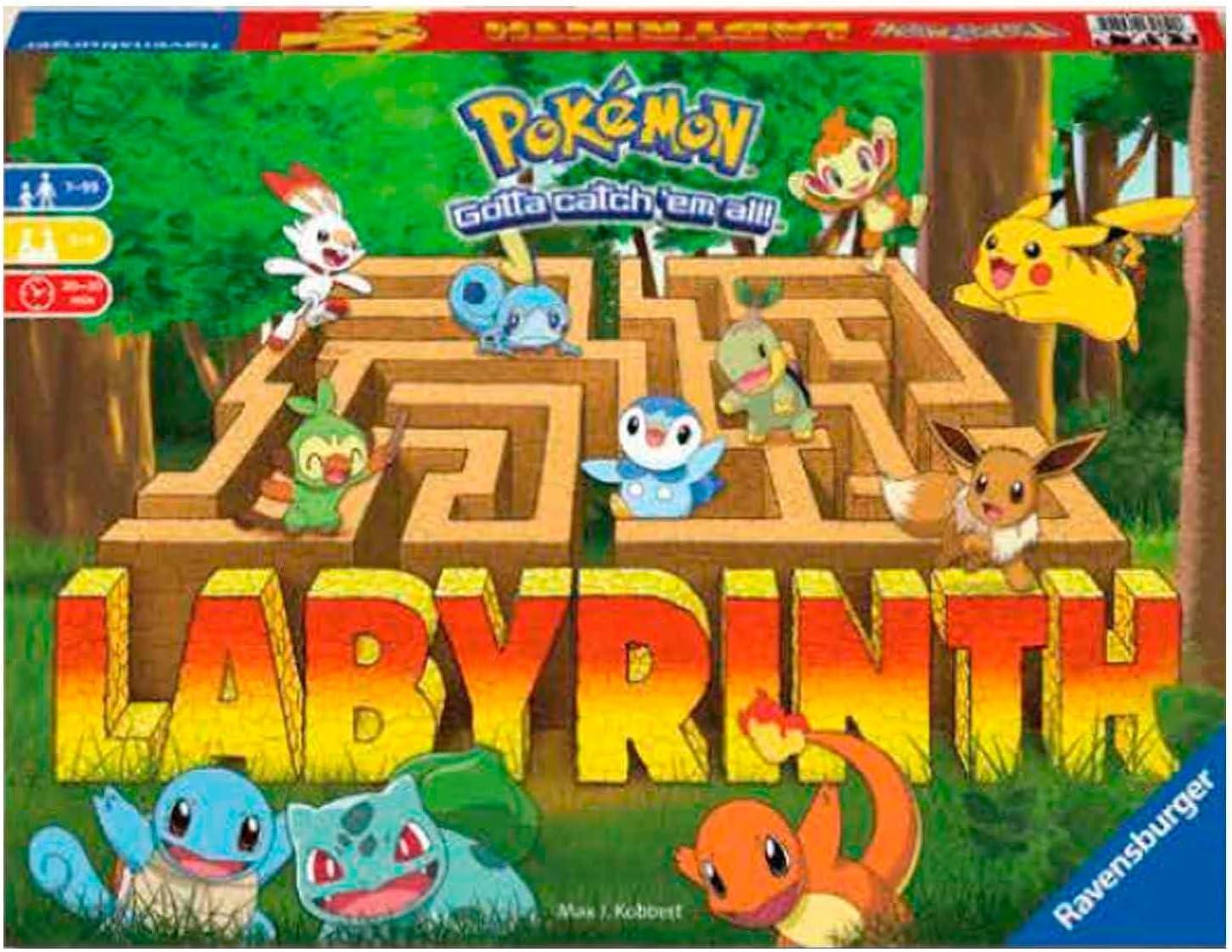 Ravensburger Ravensburger Pokemon Labyrinth - A Fun Family Board Game and Pokmon Toy for Kids & Adults | Age 7 & Up | Great Pokmon Gift | Engaging Gameplay | High Replay Value | 2 - 4 Players