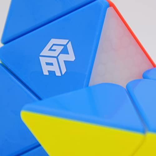 Bukefuno Bukefuno GAN Pyraminx M Magnetic 3x3 Cube Speed Pyramid 36 3x3x3 Cube Magnets stickerless Standard
