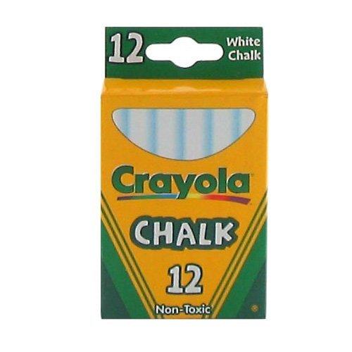 Crayola Crayola Non-Toxic White Chalk(12 ct box)and Colored Chalk(12 ct box) Bundle