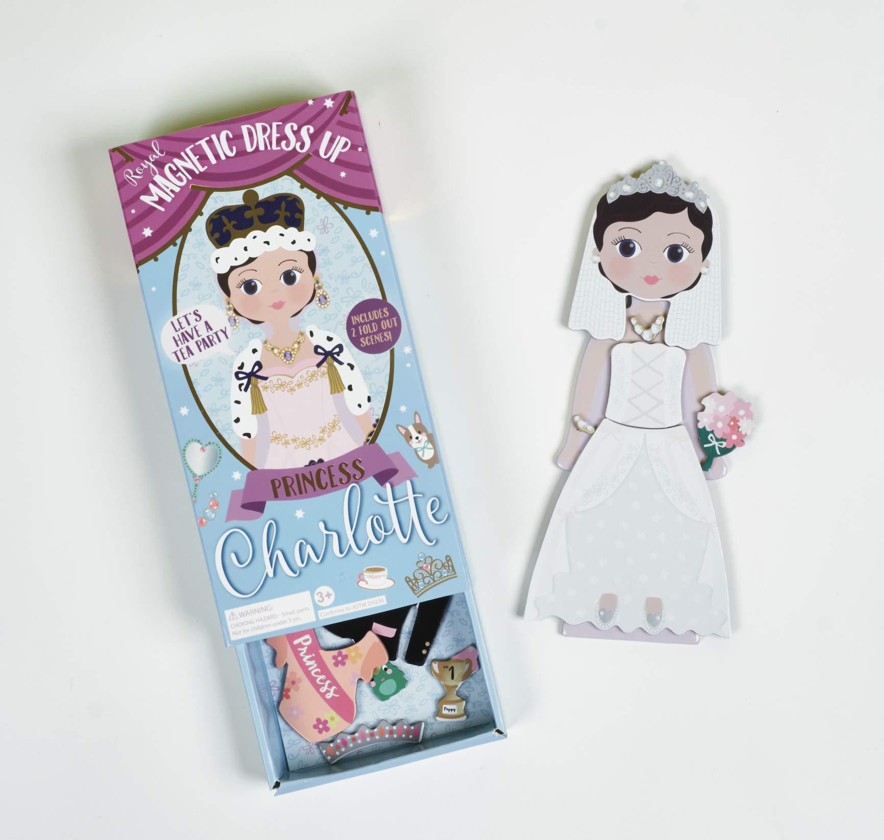 Floss & Rock Floss & Rock Magnetic Dress Up Wooden Doll - Charlotte