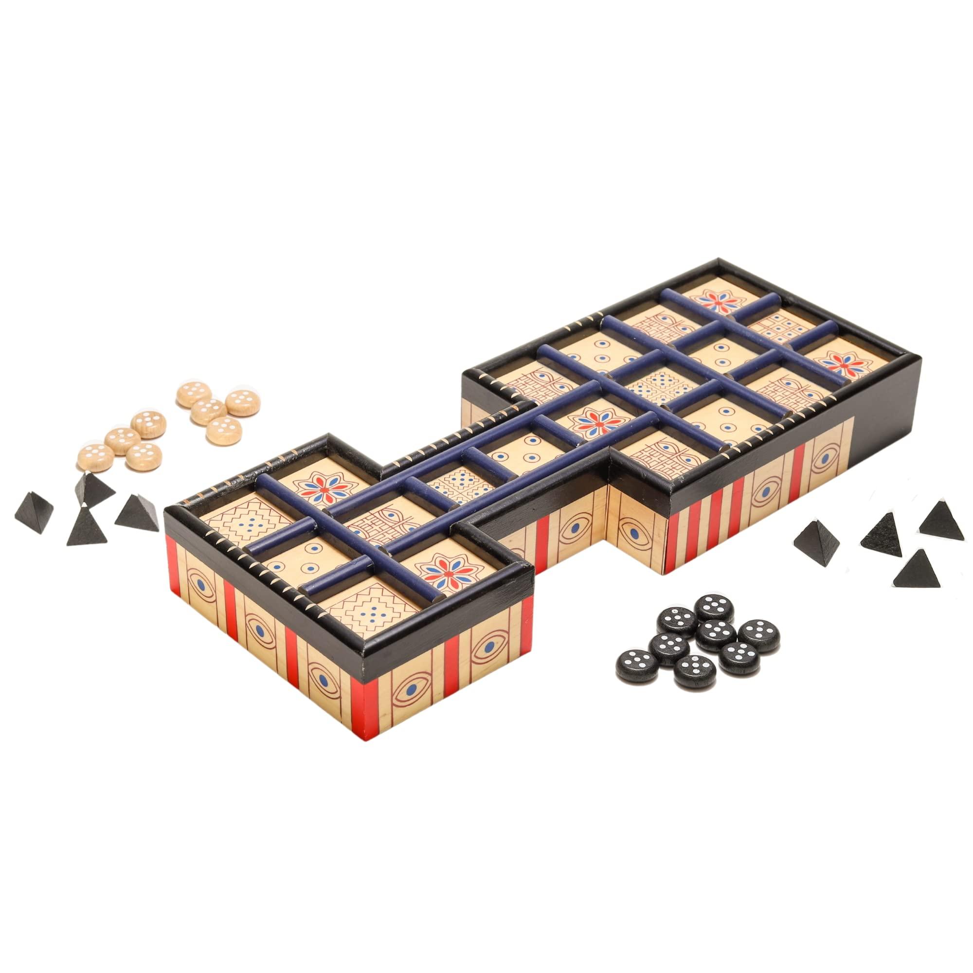 RNK Gaming RNK Gaming The Royal Game of Ur Board Game Ancient Strategy Board Game for 2 Players, Fast-Paced and Easy to Learn, Over 4500 Years Old