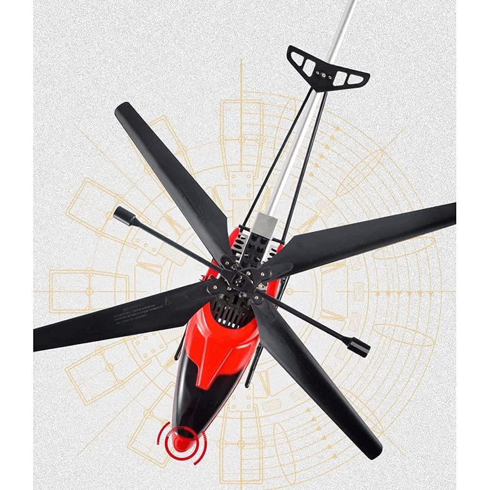 HEBXMF HEBXMF Large RC Helicopter,2.4G Wireless Charging Remote Control Plane Drone Alloy RC Airplane Outdoor Remote Control Aircraft with Light, Flying Enthusiasts Toy Gift