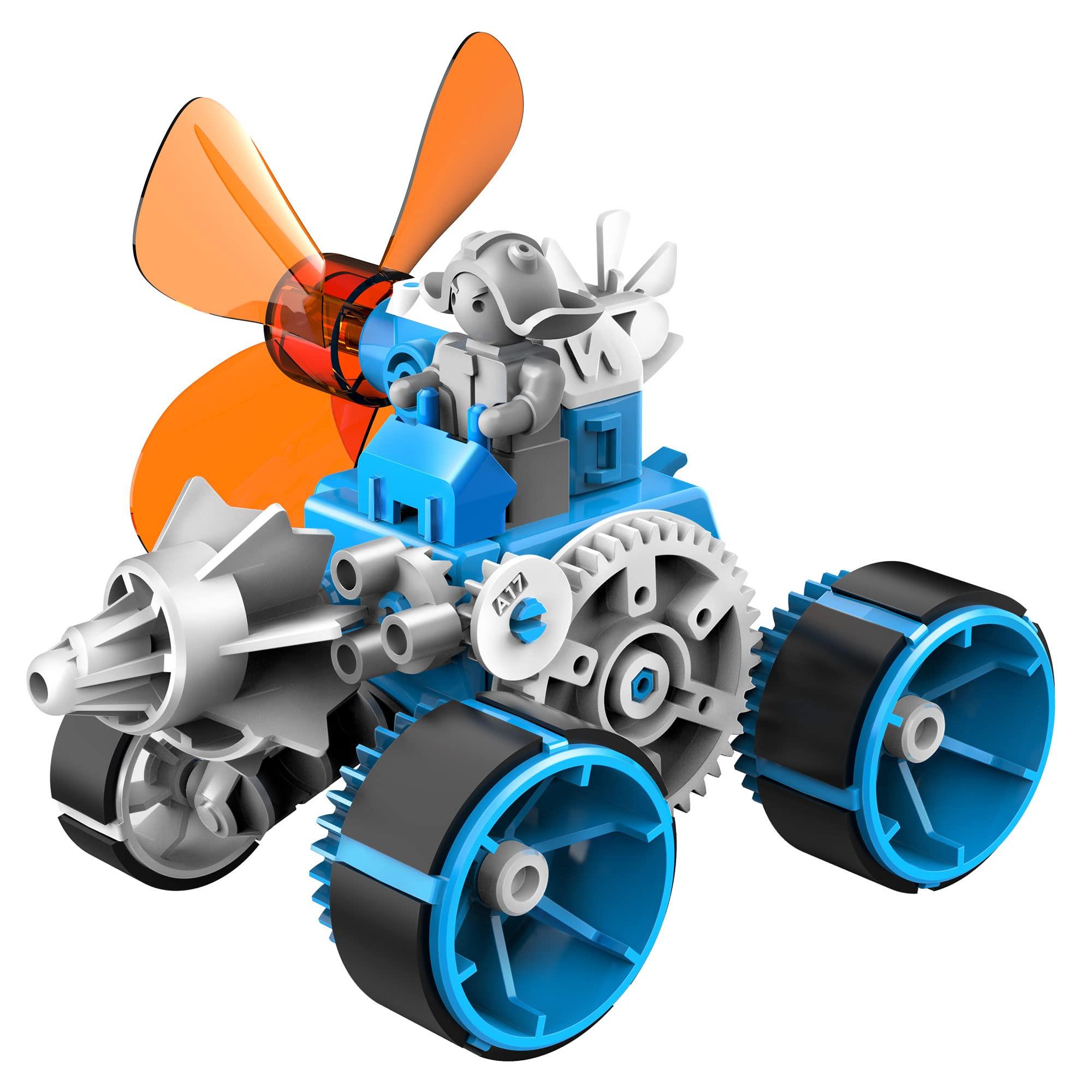 Thames & Kosmos Thames & Kosmos WindBots 6-in-1 Engineering STEM Kit | Build 6 Wind-Powered Bots, No Batteries/Electricity Required | Explore Wind Technology, Gear Ratios & More | Full-Color Manual & Experiment Guide