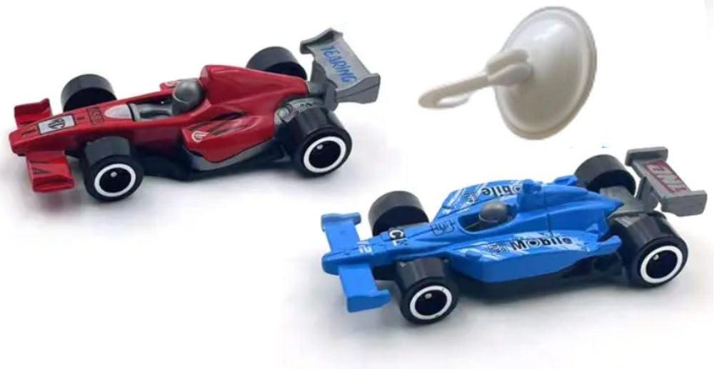 FLXTRACK FLXTRACK Flexible Race Car Track Set, with Pressure Suction Cup, 2 Small racecars, Zipup Storage Bag, Highly Flexible Two-Lane, Slot Car Race Tracks Set, DOUBLESIDED 5+ Meters Long, Montessori Toy