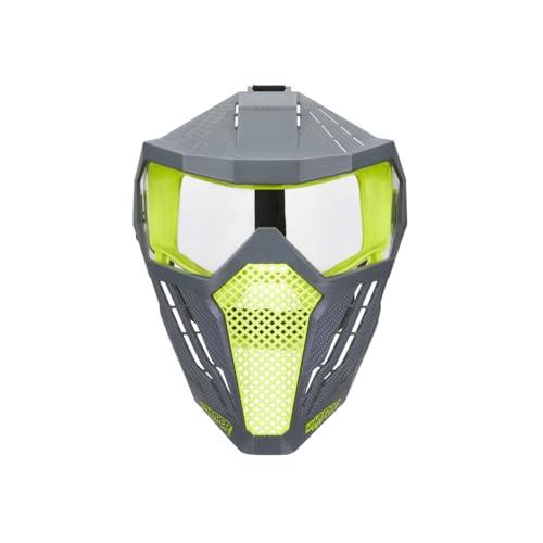 NERF NERF Hyper Face-Mask - Breathable Design, Adjustable Head Strap, Green Team Color - for Teens,-Adults
