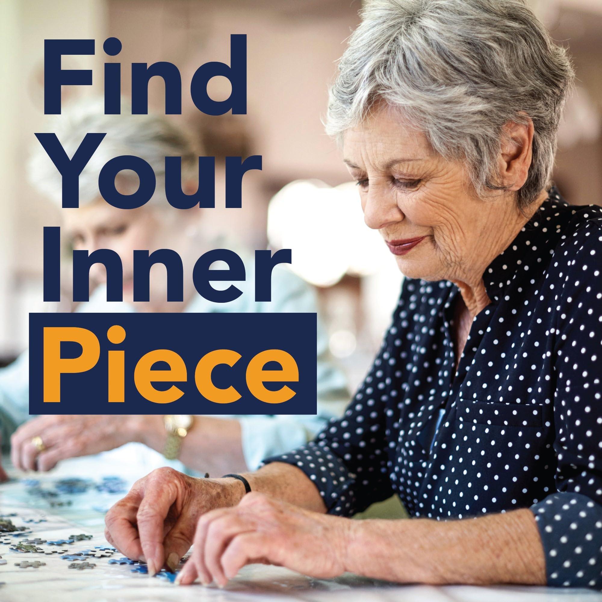 Bits and Pieces Bits and Pieces - Value Set of Three (3) - 100 Piece Jigsaw Puzzles for Seniors - Lettered Large Piece 100 pc Nature Jigsaws Bundle - 15 x 19 Each