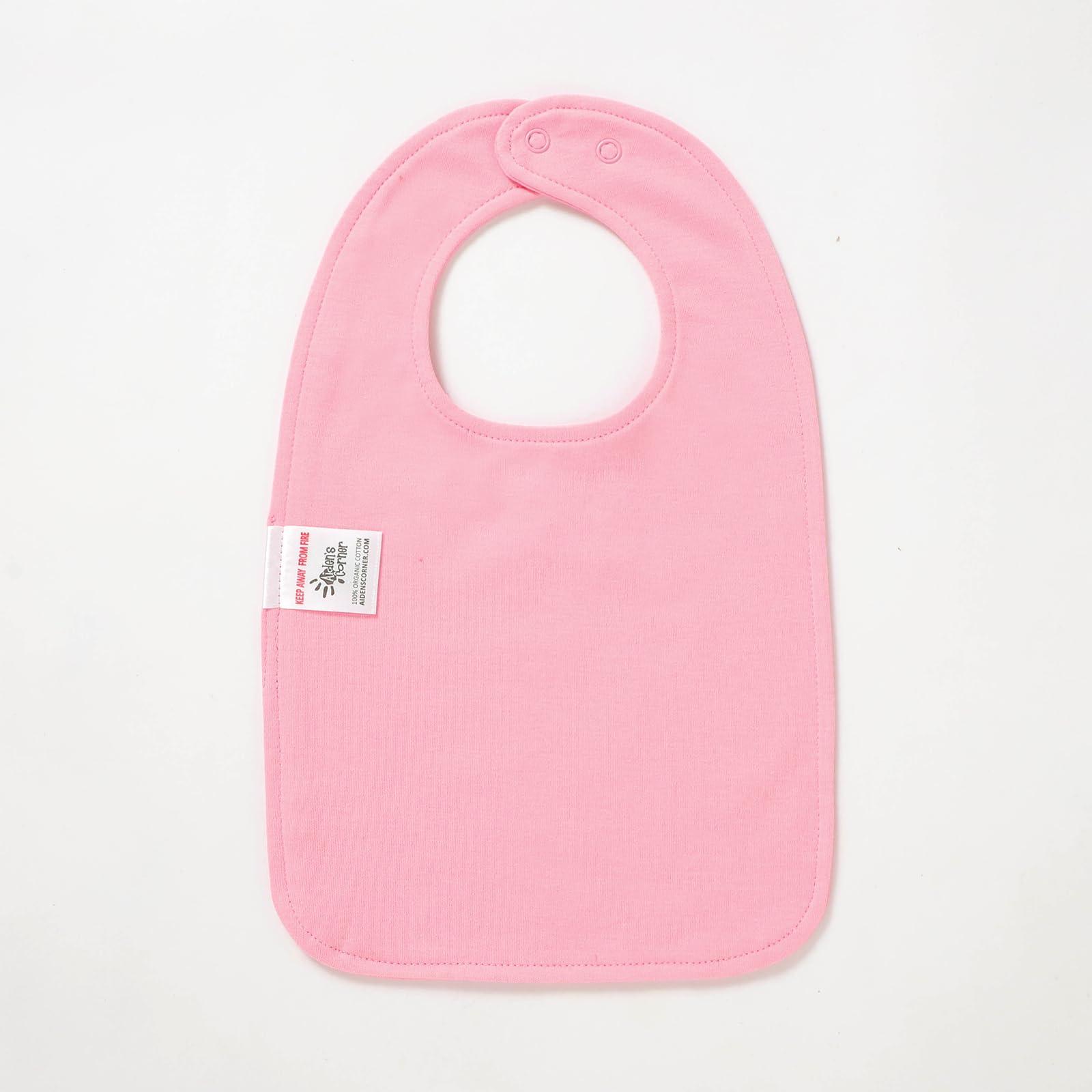 Aiden\'s Corner Aiden's Corner Handmade Cute Baby Boy Girl First Birthday Smash Cake Bibs - My 1st Birthday Bib (White Pink Bib)