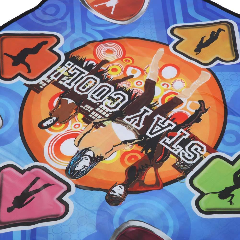 Dilwe Double Dance Mat Game for TV, Dance Mat for Kids and Adults Dancing Game Dance Pad PVC Dance Mat with TV Video Interface, Computer USB Interface, Support for Systems