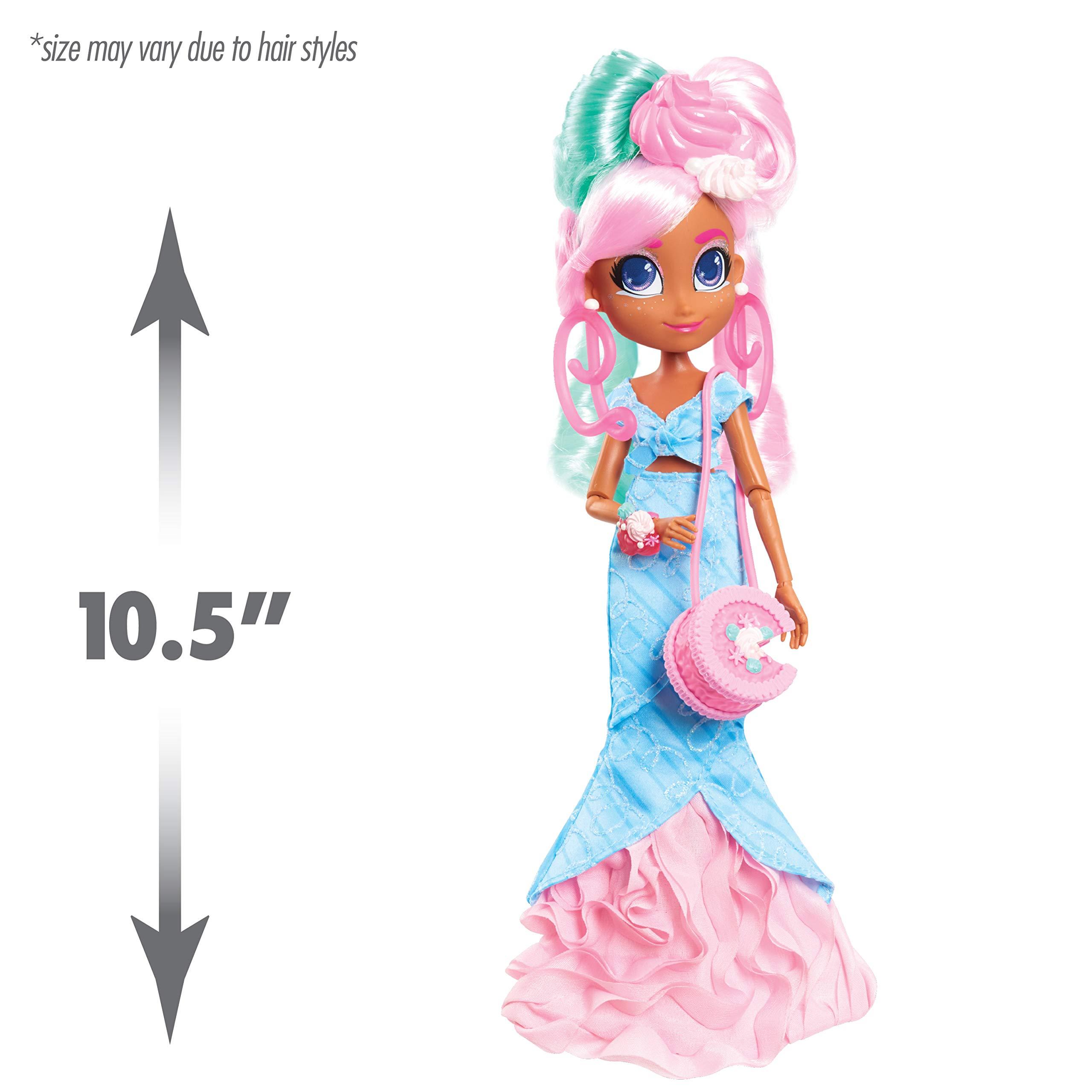 Just Play Hairdorables Hairmazing Prom Perfect Fashion Dolls, Dee Dee, Pink and Green Hair, Kids Toys for Ages 3 Up by Just Play