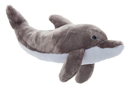 The Petting Zoo The Petting Zoo Playful Bottlenose Dolphin Stuffed Animal Plushie, Gifts for Kids, Wild Onez Sealife Animals, Dolphin Plush Toy 21 inches