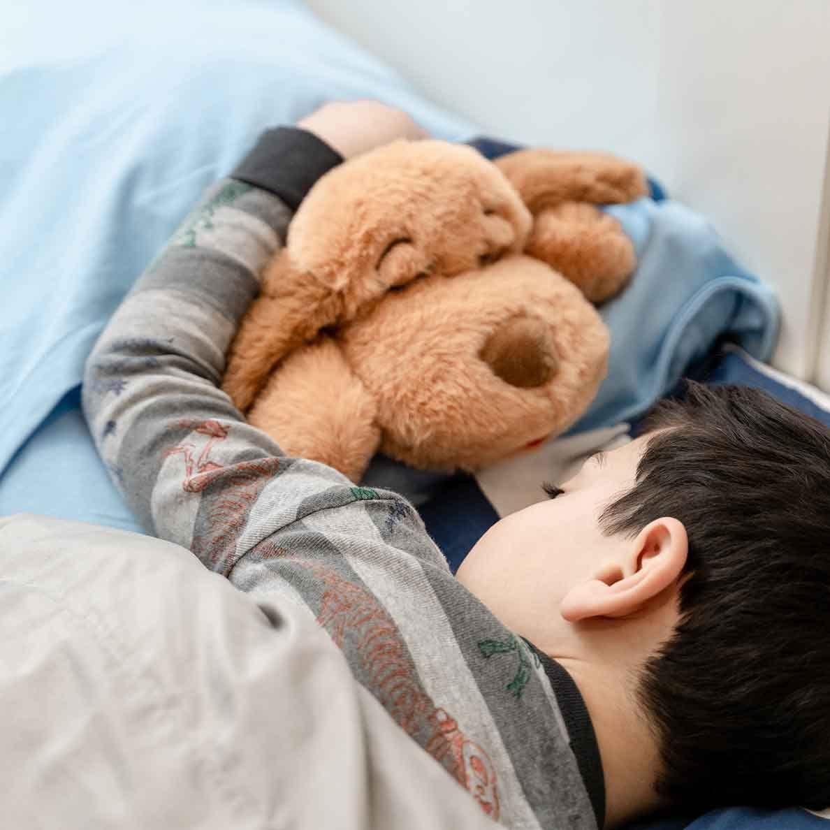 Snuggle Puppy Snuggle Puppy Hero for Kids - Calming Sensory Stuffed Heartbeat Toy with Super Cape for Fidgeting - Interactive Plush Comfort Companion for Ages 3+