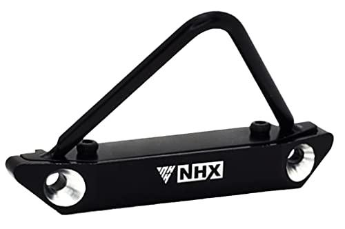NHX NHX RC Aluminum Triangle Front Bumper Light Buckets for SCX24 -Black