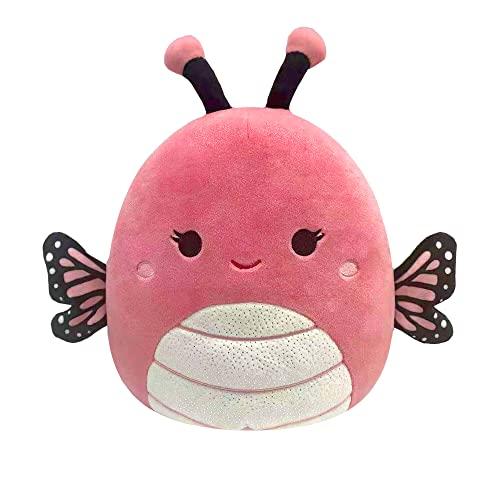 Squishmallows Squishmallows Original 14-Inch Andreina Pink Monarch Butterfly with White Sparkle Belly - Large Ultrasoft Official Jazwares Plush