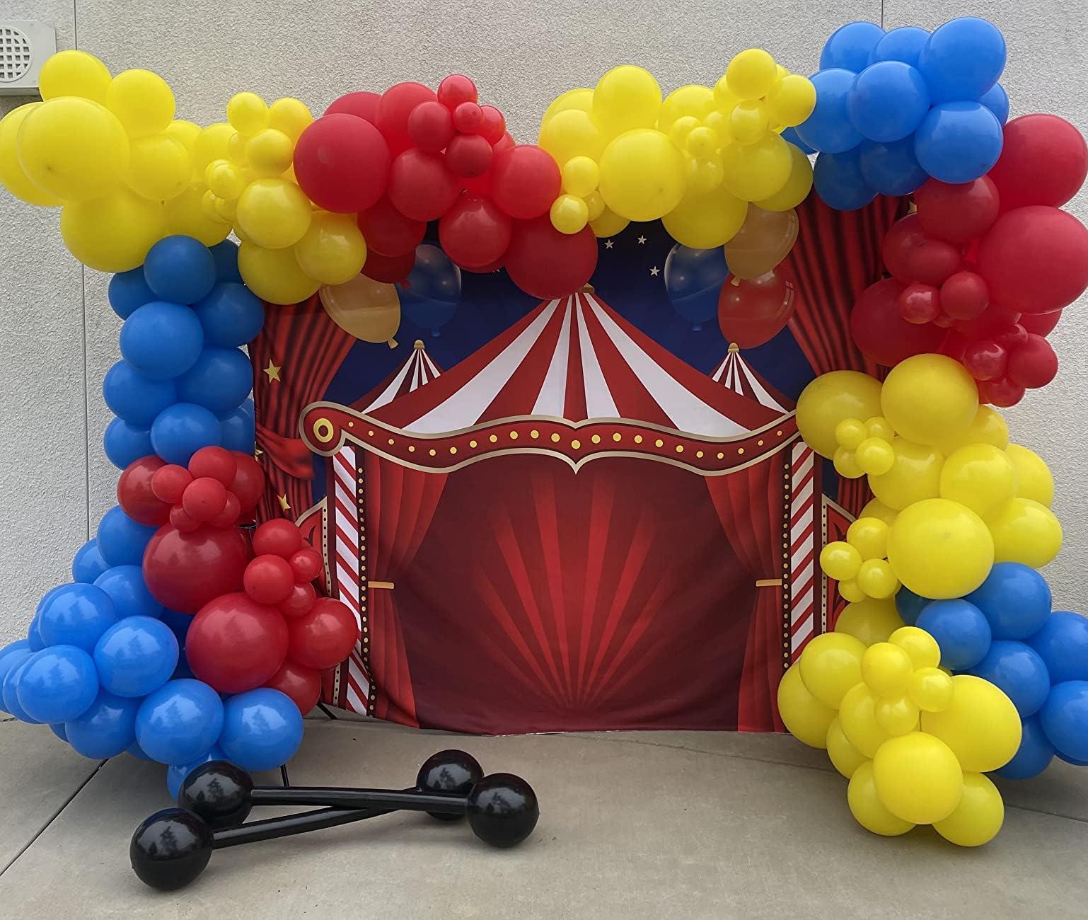 EVERMARKET Giant Inflatable Dumbbell Barbell,Funny Carnival Circus Decorations Birthday Halloween Strongman Party Decorations Fake Weights Cosplay Props Party Supplies,Blow Up Strongman Costume Photo Booth Props