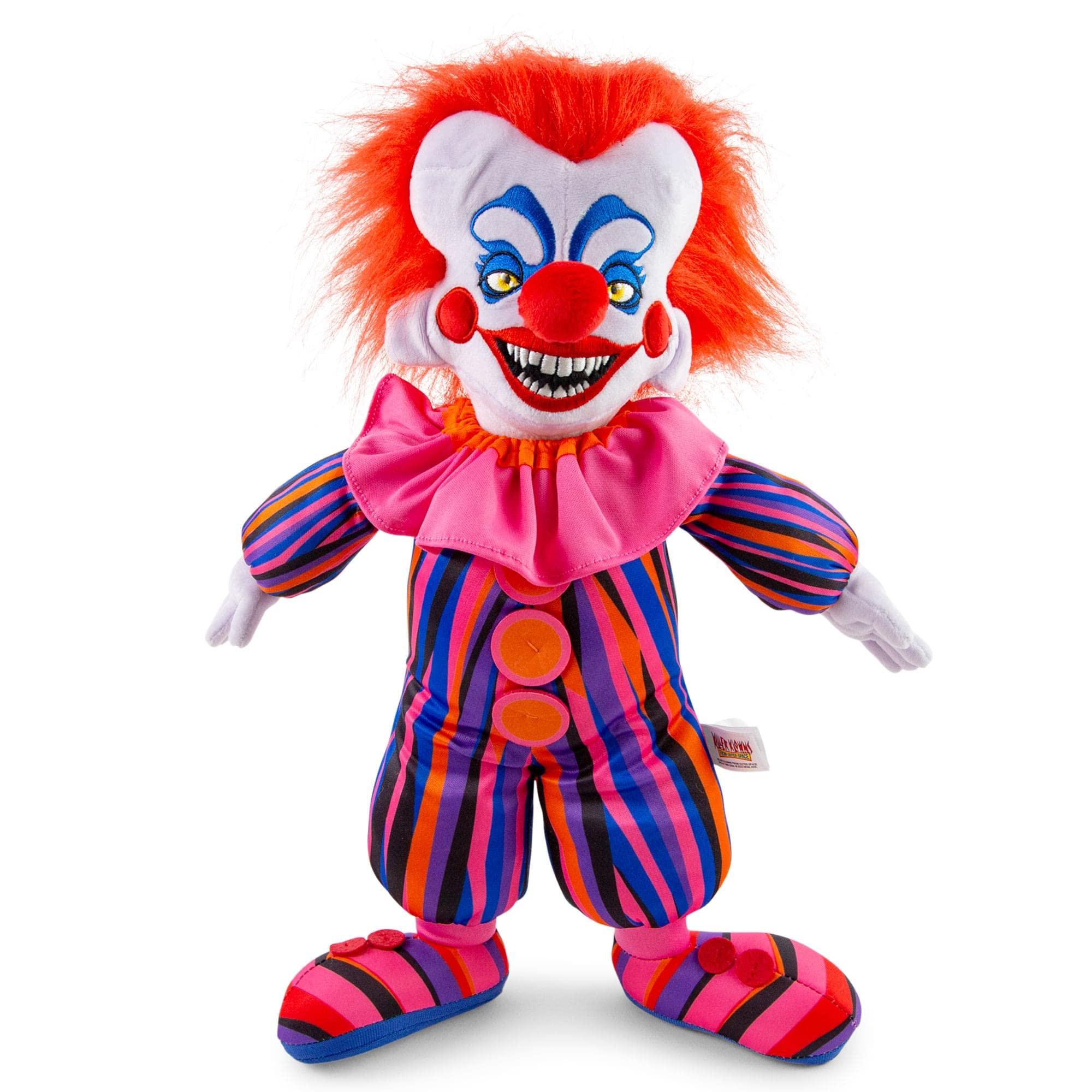 Toynk Killer Klowns from Outer Space Rudy 14-Inch Collector Plush Toy, Large Soft Stuffed Animal | 80s Horror Movie Collectibles