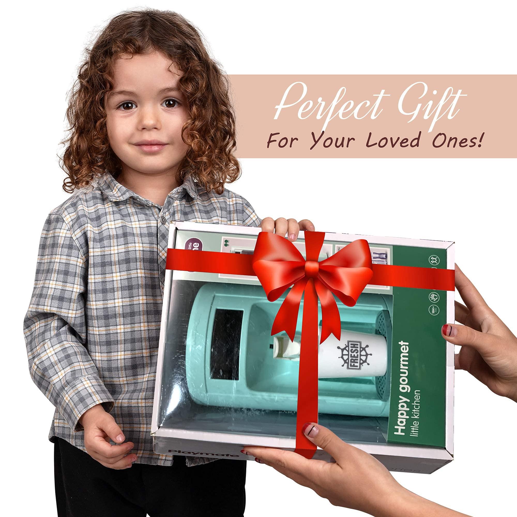 BRIGPICIOUS BRIGPICIOUS Mini Water Cooler Dispenser Toy,Small Desk Top Cute Water Dispenser for Bedroom,Toy Drink Machine Kawaii Water Dispenser for Boys Dollhouse Play Set Ages3+Blue