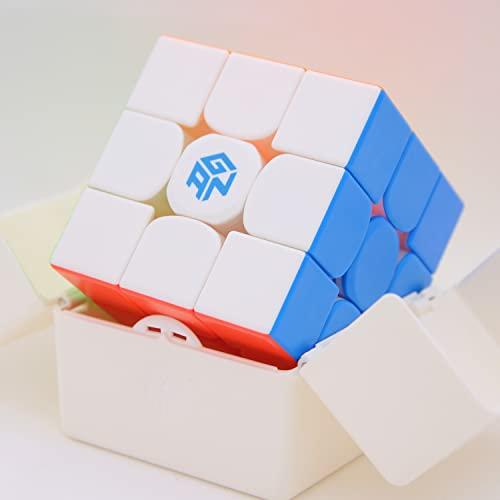 Bukefuno Bukefuno GAN 11 M Pro 3x3 Magnetic Speed Magic Cube stickerless GAN11M Pro 3x3x3 Puzzle Magic Cube(GAN11 M Pro Primary Color Kernel Version)