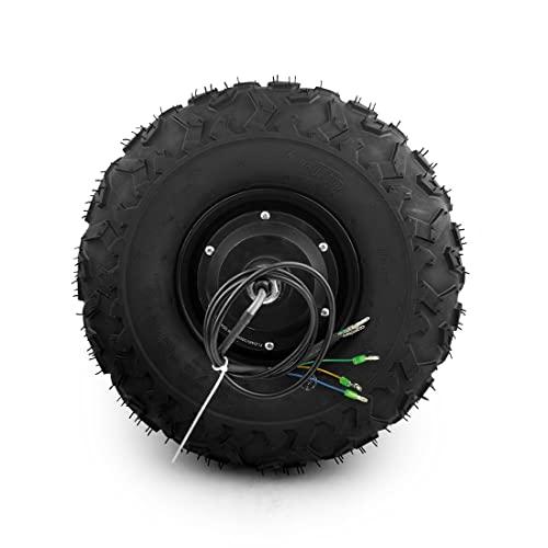 L-faster 350W All Terrain Electric Wheelbarrow Wheel With 145/70-6 Fat Off Road Rough Tyre 14.5\" Electrical Trolley Gear Motor48V 350W