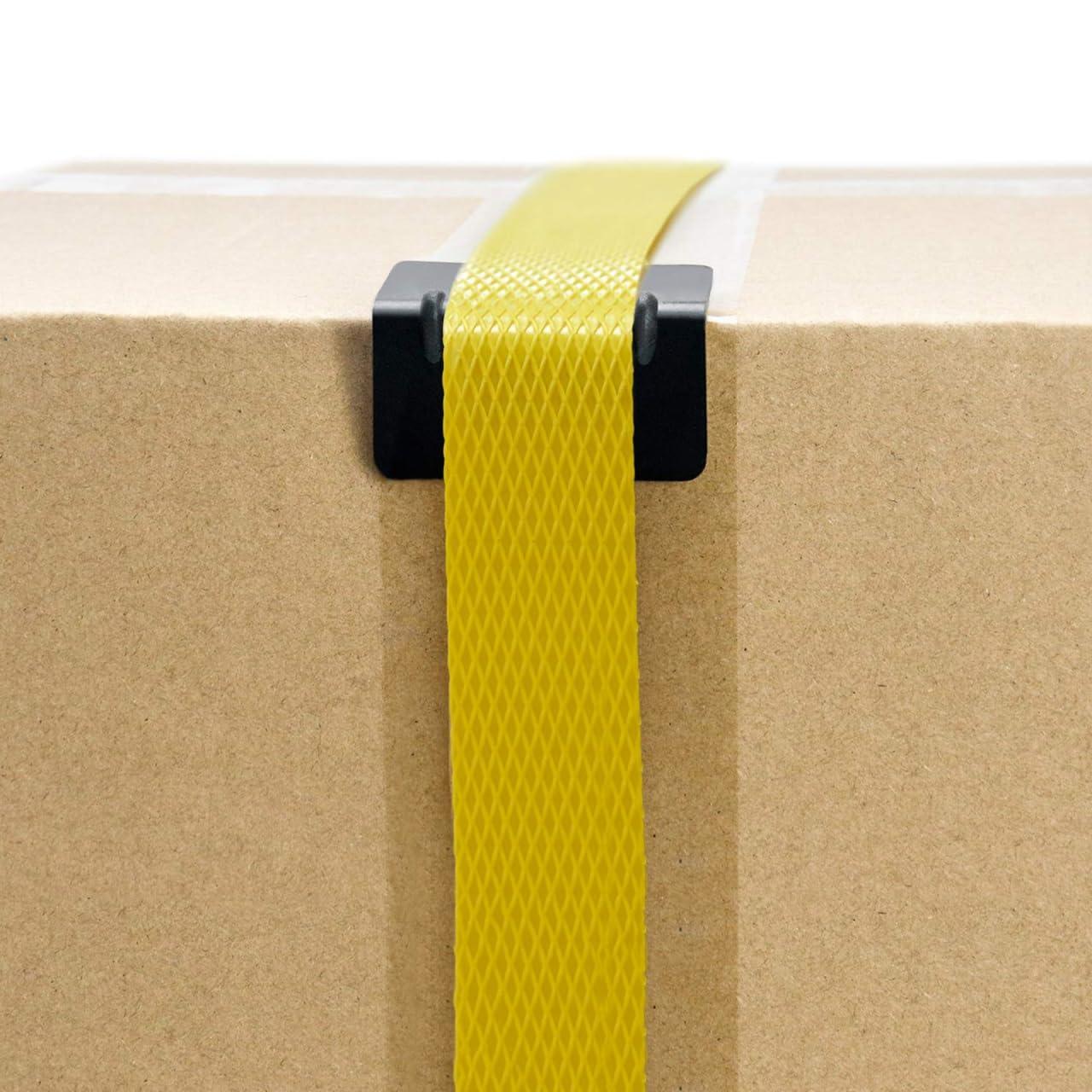 IWOWHERO IWOWHERO 100 Pcs Corner Guard Strap Guards for Shipping Boards Corner Protectors Corners Guard Packaging Cardboard Edge Protector Cargo Protector Fixed Angle Plastic Box Shape