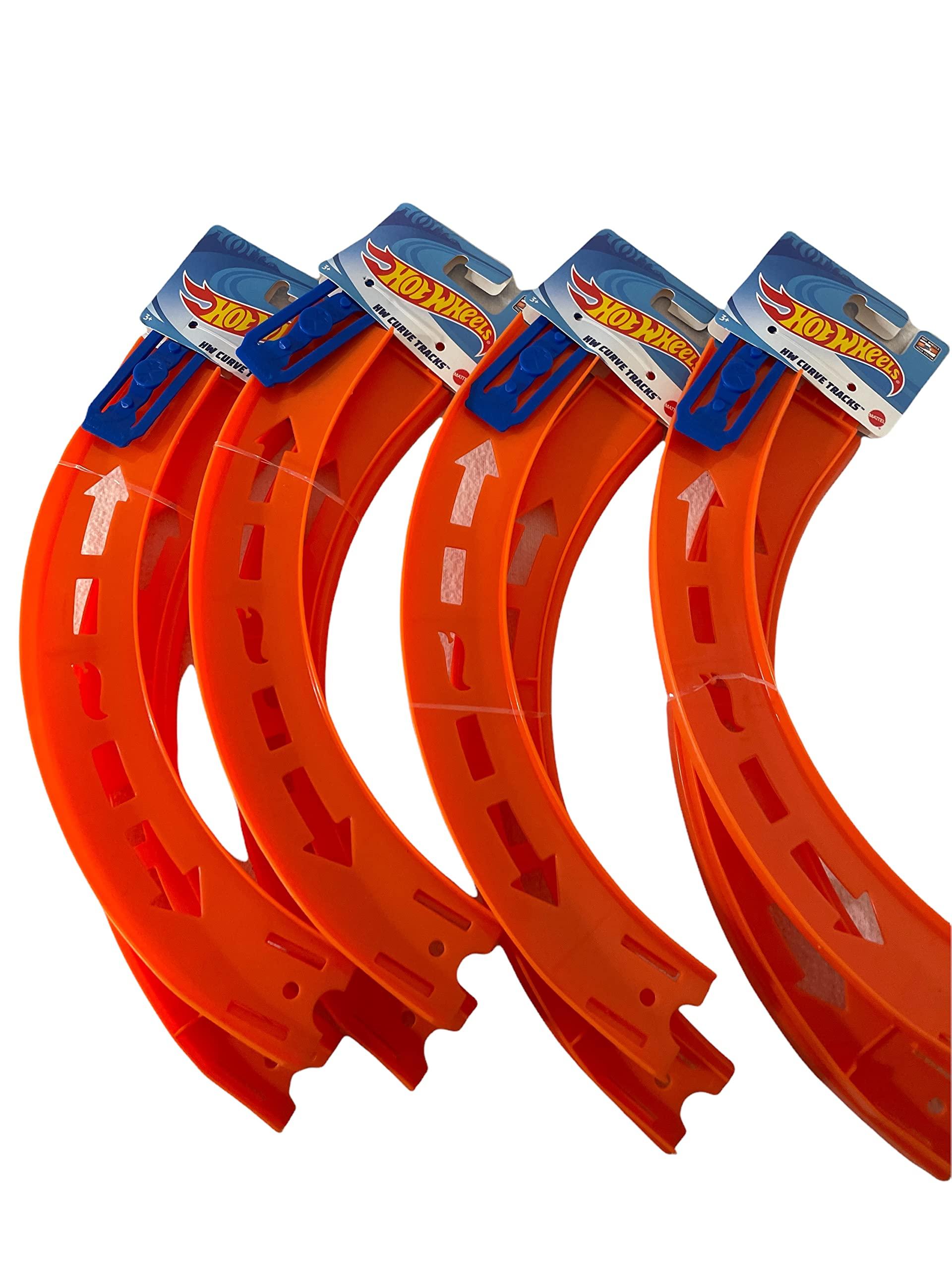 Hot Wheels Hot Wheels Curve Tracks Expansion Packs ~ Includes 8 Curved Track Pieces & 4 Connectors ~ 10\" Long