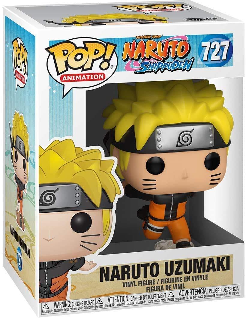POP POP Naruto Shippuden - Naruto Uzumaki (Running) Funko Vinyl Figure (Bundled with Compatible Box Protector Case), Multicolor, 3.75