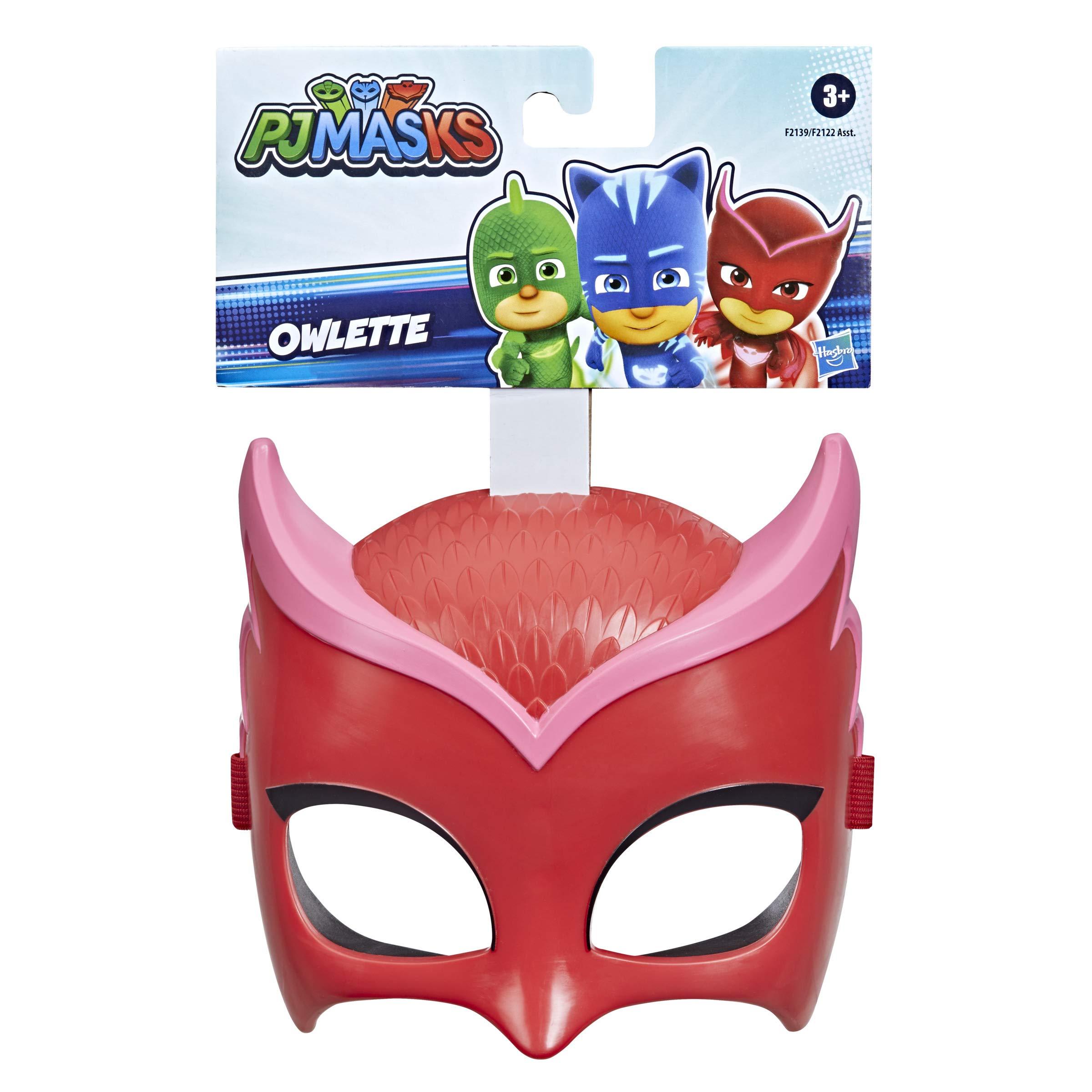 PJ Masks PJ Masks Hero Mask (Owlette) Preschool Toy, Dress-Up Costume Mask for Kids Ages 3 and Up , Red