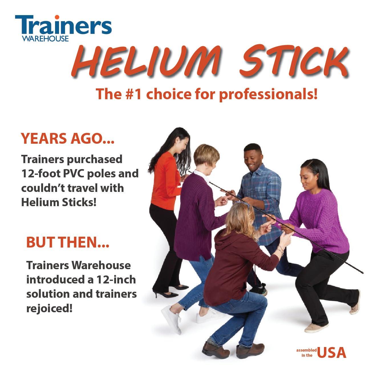 Trainers Warehouse Trainers Warehouse Helium Stick | Build Teams and Communication Skills - Easy to Facilitate - Fast & Flexible - Success for Leadership & Listening - Easy to Carry