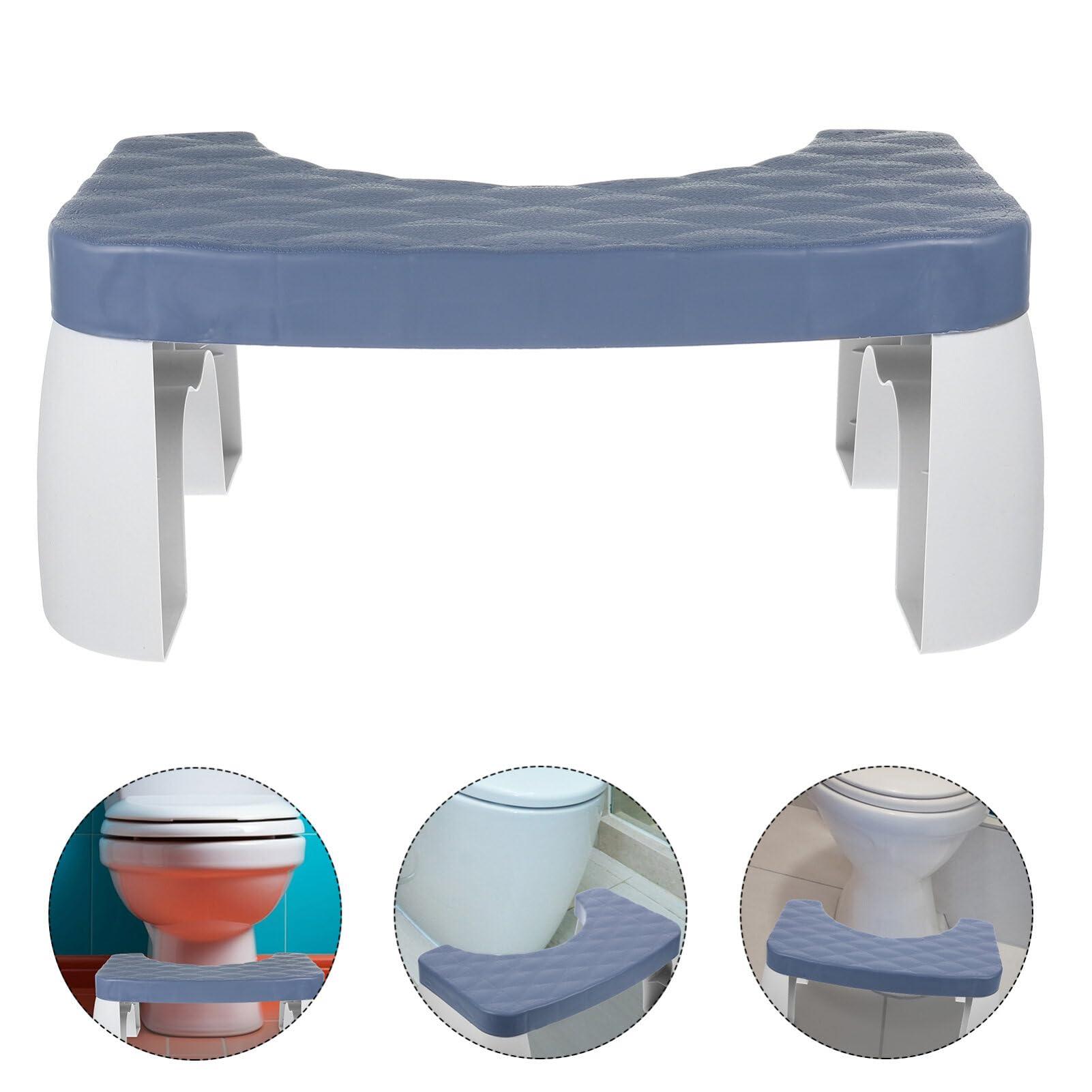 Luxshiny Luxshiny Toilet Stool Folding Toilet Stool Squatting Toilet Stool Potty Step Stool Splicable Poop Stool for Bathroom Kitchen Bedroom Home Dorm