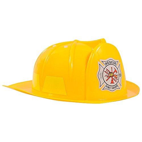 Tigerdoe Tigerdoe Fireman Hat - Firefighter Hat & Fire Chief Hat - Fireman Costume Accessories - 2 Pack Fireman Helmet (Red and Yellow)