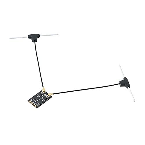 BETAFPV BETAFPV SuperD ExpressLRS 2.4GHz V3.0 Diversity Receiver with Two Antennas TXCO Tech Long Range Performance Support CRSF Protocol Compatible with FPV Drone Freestyle and Fixed-Wing Aircraft
