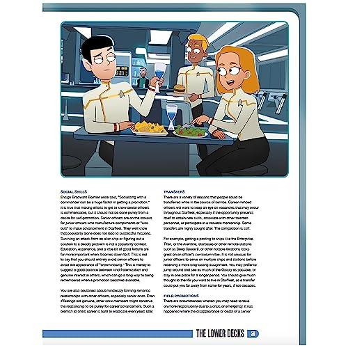 Modiphius Modiphius: Star Trek Adventures Star Trek: Lower Decks Campaign Guide - Expansion Hardcover RPG Book, New Content, Black