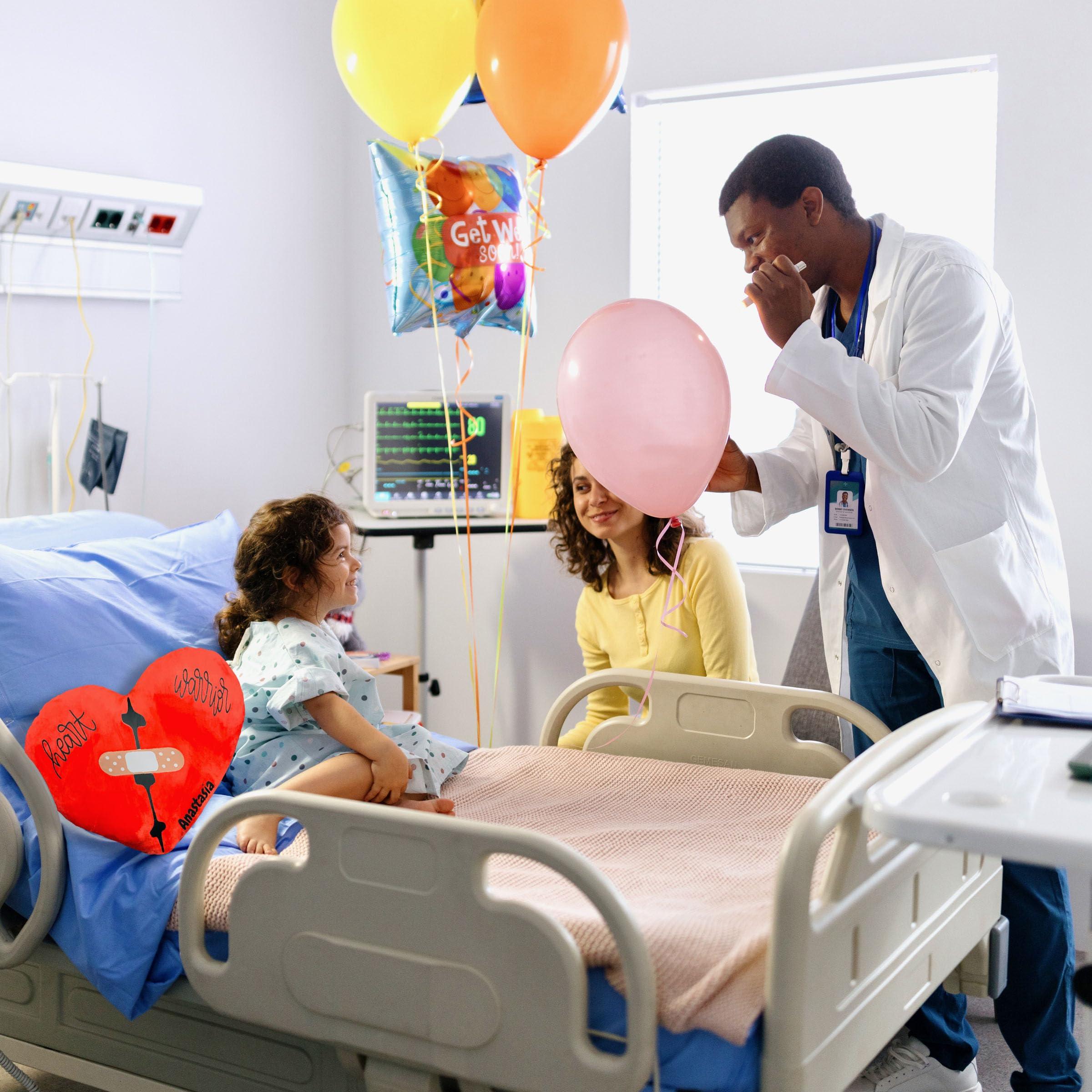 Kikilishop Heart Surgery Recovery Pillow - Personalized - Heart Pillow for After Heart Surgery - Seatbelt Wedge Pillow for Coughing - Heart Surgery Recovery Gifts - Post Surgery Pillow - Open Heart Surgery Gifts