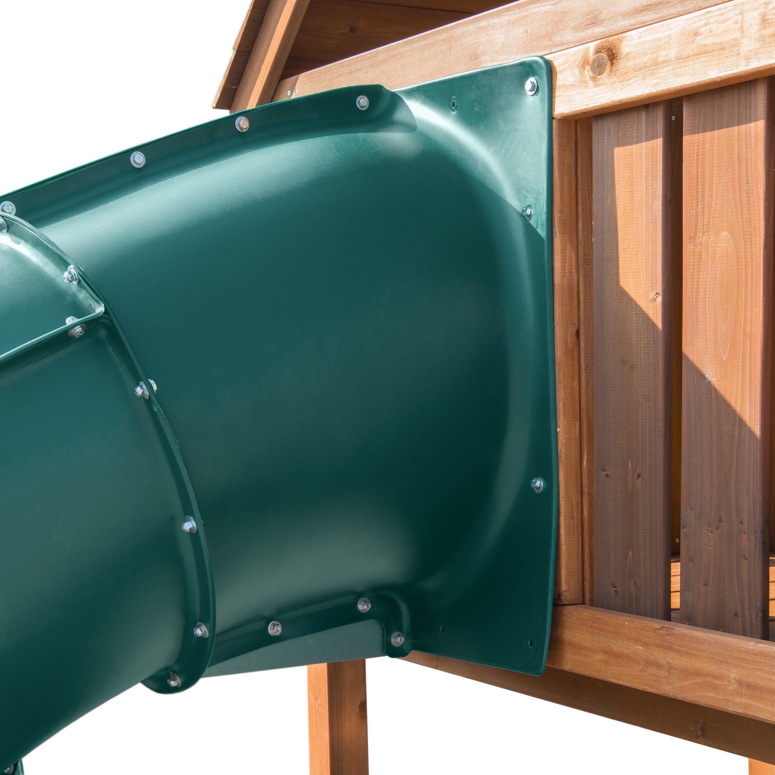 Swing-N-Slide 5 Ft Turbo Tube Slide Green