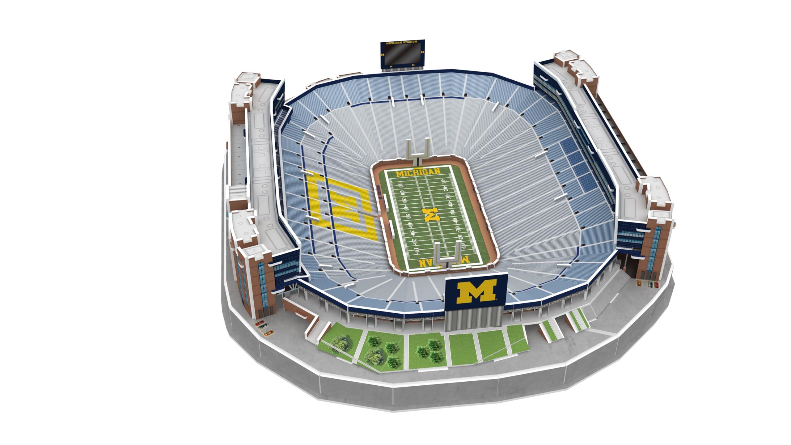 Pro-Lion Pro-Lion 3D Jigsaw Puzzle of Michigan Wolverines Stadium -106 Pieces | Home of Michigan Wolverines | NCAA Football Gifts for Age 7+